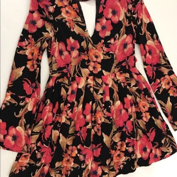 Free People Tegan Long Sleeve Mini Dress - Picture 4 of 5